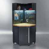Datona Werkstatteinrichtung Premium Eckwerkbank Eiche - 1