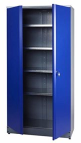 Küpper Hochschrank Modell 70287, 204 x 53 x 91 cm Farbe ultramarinblau - 1