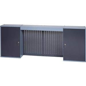 Küpper Werkzeugschrank B.1600xT.190xH.600mm m.2 Türen 4 Lochrückw. inkl. 4 Einlegeböden - 1