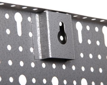 Ondis24 große Werkzeugwand Metall Lochwand mit 50 Haken, 162 x 57 cm groß, Lochwand für Werkstatt (Variante 2) - 6