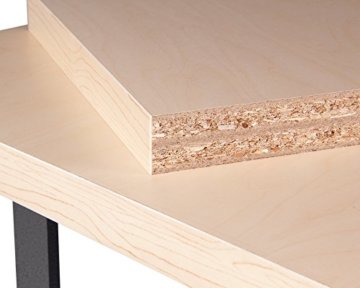 Ondis24 Montagewerkbank Werkbank Klaus 120 cm, TÜV geprüft, Metall, abschließbarer Tür, höhenverstellbare Füße (Arbeitshöhe 85 cm, Schwarz) - 5