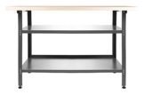 Ondis24 Werkbank 120 cm Nobbi Packtisch TÜV geprüft, Werkstatteinrichtung Werkstatt Werktisch Packtisch Basic mit höhenverstellbaren Füßen - 1