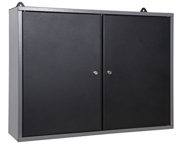 Ondis24 Werkstatt Set Klaus 240 cm 3 Schränke LED (Arbeitshöhe 85 cm, Schwarz) - 4