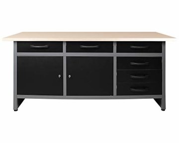 Ondis24 Werkstatteinrichtung 160 cm breit, Werkbank, Werkzeugschrank, Werkzeugwand, LED - 4