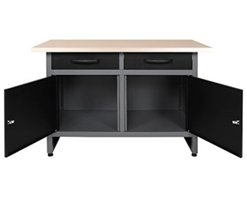 Ondis24 Werkstatteinrichtung 6-teilig Werkbank Werkzeugschrank Werkzeugwand/Lochwand mit Haken - 5