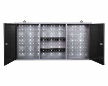 Ondis24 Werkstatteinrichtung Werkstatt Set Werkbank Klaus 240 cm Hängeschrank (Arbeitshöhe 85 cm, Schwarz) - 5