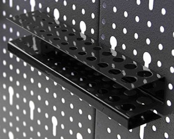Ondis24 Werkzeugwand 121,5 x 60 cm mit 22-teiligem Hakensortiment Lochwand Werkstatt aus Metall - 6