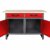 Ondis24 Montagewerkbank Werkstatteinrichtung Werkbank 120cm Werktisch rot mit 2 kugelgelagerten Schubladen & 2 abschließbaren Türen, TÜV geprüft - 2
