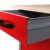 Ondis24 Montagewerkbank Werkstatteinrichtung Werkbank 120cm Werktisch rot mit 2 kugelgelagerten Schubladen & 2 abschließbaren Türen, TÜV geprüft - 3