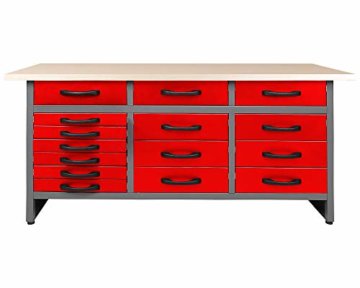 Ondis24 Werkbank 160 x 60 cm, 32mm Arbeitsplatte, Werktisch, Montagewerkbank max. 450kg belastbar, Werkstatt Packtisch (Arbeitshöhe 85 cm) - 1