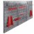 Ondis24 Werkstatteinrichtung rot 160 cm breit, Werkbank Harry, 2x Werkzeugschrank, Werkzeugwand - 6