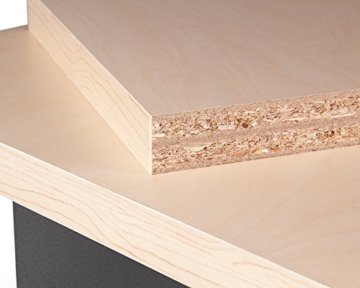 Ondis24 Werkstatteinrichtung rot 160cm, Werkstatt - Werkbank, Hängeschrank, Euro - Lochwand mit Haken - 4