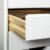 Inter Link – Rollcontainer – Rollcontainer mit 6 Schubladen – Bürocontainer - Rollschrank – Rollwagen – Schubladenkommode - Massiv Kieferholz – Weiß Lackiert Simon, 29.6x34.5x9 cm - 4