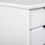 Inter Link – Rollcontainer – Rollcontainer mit 6 Schubladen – Bürocontainer - Rollschrank – Rollwagen – Schubladenkommode - Massiv Kieferholz – Weiß Lackiert Simon, 29.6x34.5x9 cm - 6