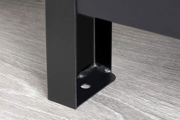 Meister Werkbank 1400 x 1140 x 610 mm - 200 kg Tragkraft - Vier Schubladen, Lochrückwand & drei Ablagefächer - Mit LED-Arbeitsleuchte & integrierter Steckdosenleiste - Aus Stahl / Werktisch / 9079700 - 8