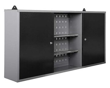 Ondis24 Werkstatteinrichtung, Werkstatt mit Werkbank 120 cm, mit höhenverstellbaren Füßen,passender Werkzeugschrank 120 cm breit, mit 2 Ablagen, abschließbare Türen, TÜV geprüft - 6