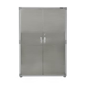 Seville Classics Mega Hochschrank, 121,9 x 60,9 x 182,9 cm, grau - 8