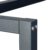 Werkbank Gestell 150x57x81 cm aus Stahl Werkbankgestell Anthrazit Rot Tischgestell Werkstatt - 7