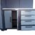 KrofTools ToolsDE Werkstatteinrichtung Set mit Schubladen 16-TLG ca. 395x50x200 cm,Werkbank,Werkzeugschrank,Werkzeugwand - Modulares Werkbank Holzarbeitsplatte inkl. Rückwand 8680SET (Set2),2000,Grau - 8