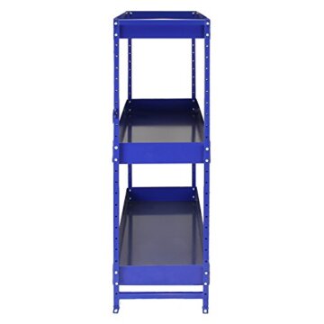 Monster Racking 2 x Fahrzeugeinrichtung Auto-Regal Sortiersystem Regalsystem Werkzeugregal Transporter 116,5cm x 115cm x 34,8cm Auto Regalsystem Werkstattregal Metallregal Autoregal Fahrzeugregal Blau - 5