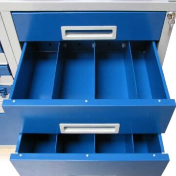 Monster Racking Storm Fahrzeugeinrichtung Fahrzeugausbau Werkzeugaufbewahrung Fahrzeugregal Lieferwagenregal Regal Metallregal Werkstattwagen Transporter Regalsystem Racking Werkzeugregal Blau - 3