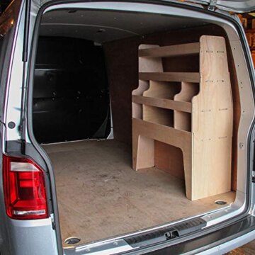 Monster Racking VW SWB T5 T6 T28 T30 Transporter KFZ Fahrzeugeinrichtung Fahrzeugregale Fahrzeugausbau Lieferwagen Auto-Regal Regalsystem Werkstatt-Wagen - 2