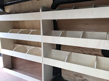 Vanify - Passt für Mercedes VITO L2 2003+ Fahrzeugeinrichtung Fahrzeugregale, komplette Fahrerseite - 4