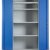 Schrank & Stuhl XXL Werkzeugschrank – Werkstattschrank mit 4 höhenverstellbaren Fachböden, Stahlschrank für Werkzeuge, 195 x 92 x 60 cm (H x B x T), Grau/Blau - 9