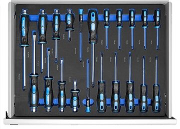Benson Tools XXXL Werkzeugwagen Premium gefüllt Schaumeinlagen Werkstattwagen - 5
