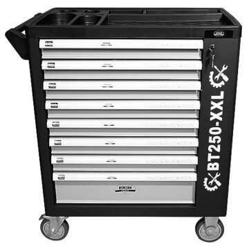 Benson Tools XXXL Werkzeugwagen Premium gefüllt Schaumeinlagen Werkstattwagen - 9