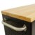 TRUTZHOLM Werkstattwagen Deluxe 6 Schubladen + Tür leer Werkzeugwagen, Rollwagen, Assistent | Arbeitsfläche 108x46,5cm Massivholz Arbeitsfläche (grün/schwarz) - 8