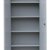 2X Flügeltürenschrank komplett montiert 1800x800x380mm Metallschrank abschließbar blau Stahlblech Lagerschrank Aktenschrank Büroschrank Werkzeugschrank 4 Fachböden 530331 - 5