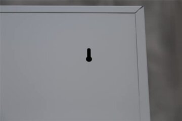 2X Flügeltürenschrank komplett montiert 1800x800x380mm Metallschrank abschließbar blau Stahlblech Lagerschrank Aktenschrank Büroschrank Werkzeugschrank 4 Fachböden 530331 - 10