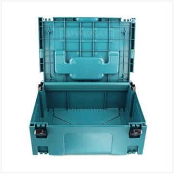 2x Makita Kunststoff Werkzeug Koffer MAKPAC 2 - ohne Einlage - 6