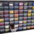 Akro-Mils 10164 Schubladenschrank mit 64 Schubladen, Kunststoff, für Garage, Perlen- und Make-up-Organizer, Lego-Aufbewahrung, Lehrer-Werkzeugkasten und mehr, 50,8 x 15,2 x 40,6 cm (B x T x H) Schwarz - 12