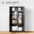 Aktenschrank Aufbewahrungsschrank mit Schloss Stahlschrank Stahlspind Mehrzweckschrank Metallschrank mit 2 Türen für Büro Haus Garage Fitnessstudio Schule 170X78X39cm Schwarz - 7