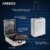 Arebos Aluminium Werkzeugkoffer gefüllt | Werkzeug-Set 1200-tlg | Rollkoffer Tragekoffer | Werkzeugtasche für Haushalt,Garage & Werkstatt | Werkzeugkiste mit 4 Fächern & Teleskopgriff | Silber - 2