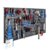 Arebos Werkzeugwand 3-teilige Lochwand Werkstatt | 17-teiliges Hakenset & Halterungen | 117,6 x 59,5 x 2 cm | Werkzeuglochwand aus Metall für Werkstatteinrichtung inkl. Montagematerial | Blau - 1