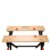 BLACK+DECKER tragbare Werkbank für Werkstatt - Sägebock Werkbank klappbar als Werkstatteinrichtung (freistehend, Abmessung der Arbeitsplatte: 610x250 mm, max. Tragkraft: 160 kg) WM301 - 20