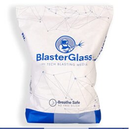 BlasterGlass Hi-Tech 40-60 Abrasive Strahlmittel für Strahlkabinen und Sandstrahlpistolen 10 kg - 1