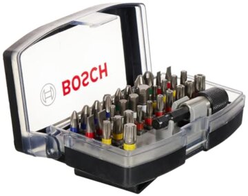 Bosch 32tlg. Schrauberbit Set Extra Hart (Kreuzschlitz-, Pozidriv-, Hex-, T-, TH-, S-Bit, Zubehör Bohrschrauber und Schraubendreher) - 3