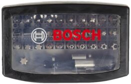 Bosch 32tlg. Schrauberbit Set Extra Hart (Kreuzschlitz-, Pozidriv-, Hex-, T-, TH-, S-Bit, Zubehör Bohrschrauber und Schraubendreher) - 1