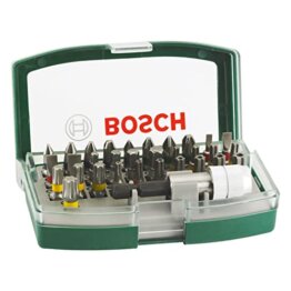 Bosch 32tlg. Schrauberbit-Set (PH-, PZ-, Hex-, T-, TH-, S-Bit, Zubehör Bohrschrauber und Schraubendreher) - 1
