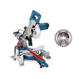 Bosch Professional Kapp- und Gehrungssäge GCM 80 SJ (1.400 Watt, Sägeblatt-Ø: 216mm, inkl. 2x Kreissägeblatt, Innensechskantschlüssel) - 1