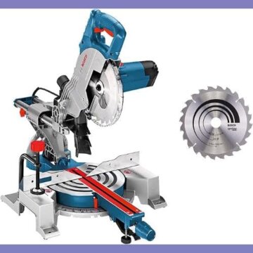 Bosch Professional Kapp- und Gehrungssäge GCM 80 SJ (1.400 Watt, Sägeblatt-Ø: 216mm, inkl. 2x Kreissägeblatt, Innensechskantschlüssel) - 4