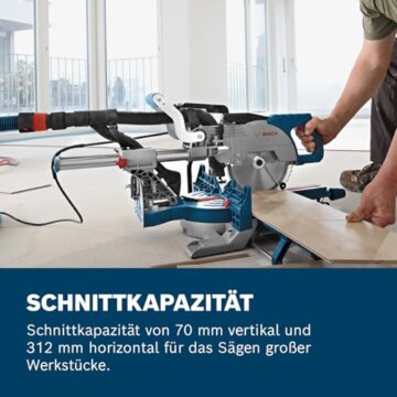Bosch Professional Kappsäge GCM 8 SJL (1600 Watt, Sägeblatt-Ø: 216 mm, im Karton) - 2