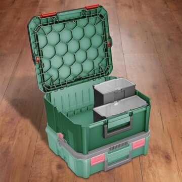 Bosch Werkzeugbox (für Bosch-Elektrowerkzeuge, SystemBox | Größe M, kompatibel mit Bosch-Zubehörbox klein und medium, in Banderole) - 4