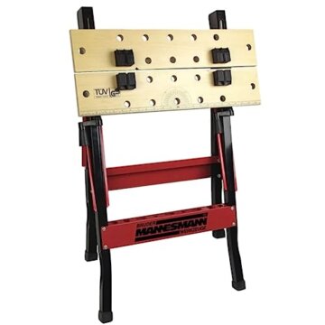 Brüder Mannesmann Werkbank, Kartonmasse: 88x12,5x18 cm, aufgebaut: 82x70x62 cm, Gewicht 7,6 kg | M 7000 - 4