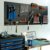 CCLIFE Werkzeugwand Lochwand 4 tlg Inkl. 52-Teiligem Metall Werkzeuglochwand Vier Teile 160 x 60 x 2 cm Erweiterbar Zubehör Wandregal Werkzeugaufbewahrung Schwarz - 4