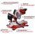 Einhell Akku-Kappsäge TE-MS 18/210 Li-Solo Power X-Change (18 V, max. 60 mm x 120 mm Schnitttiefe/-breite, Ø 210 mm Sägeblatt, neigbarer Sägekopf, Laser, ohne Akku) - 3